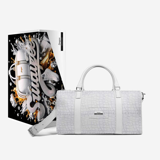 🧳 Swayzee Luxe Travel Bag – Italian Leather Weekender by Bullish Boutique