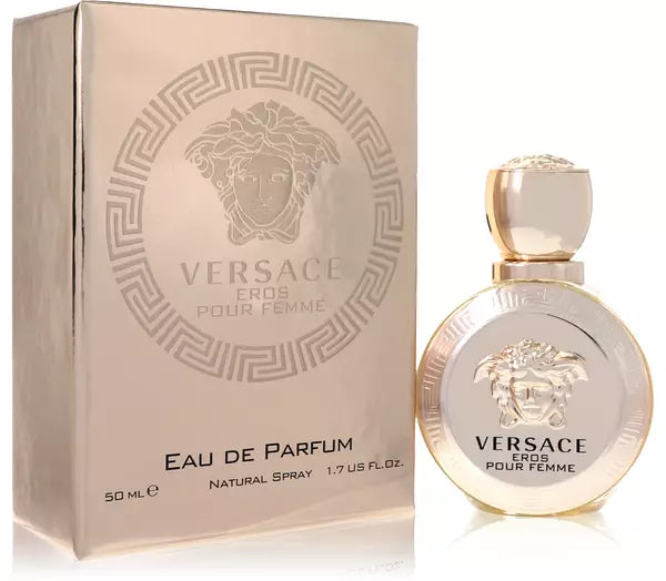 Versace Eros Pour Femme Eau de Parfum Spray – 3.4 oz for Women