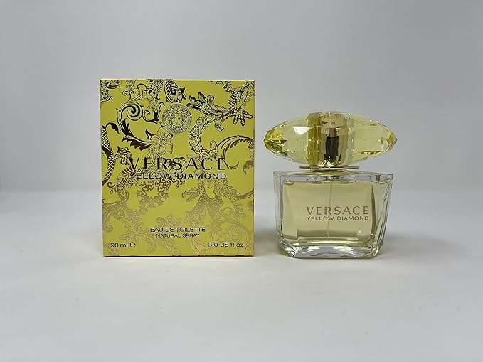 Versace Yellow Diamond Eau De Toilette 3 oz – Radiant, Luxurious Floral Fragrance
