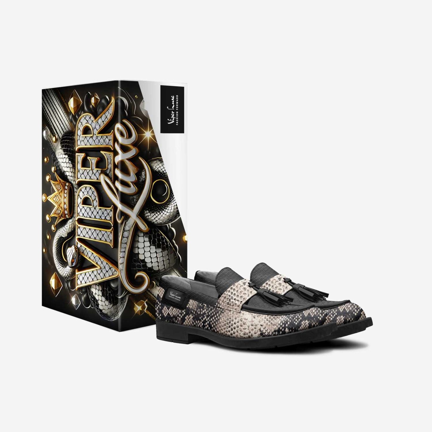 🐍 Viper Luxe Italian Tassel Loafers – Limited Edition Designer Slip-Ons