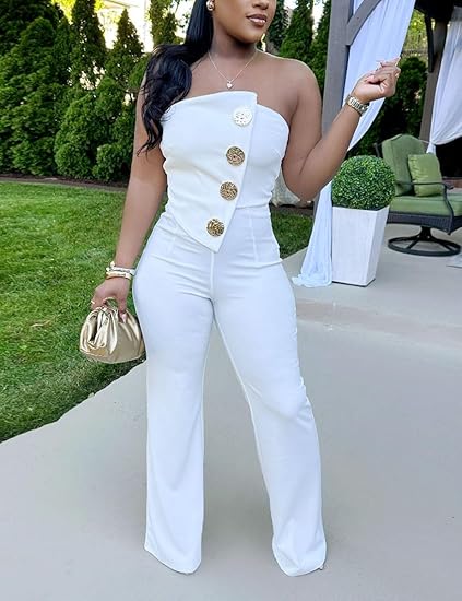 Asymmetric Hem Jumpsuit – Bold Stitch Detail One-Piece in Vibrant Hues