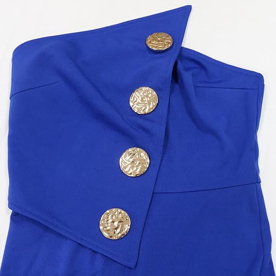 Asymmetric Hem Jumpsuit – Bold Stitch Detail One-Piece in Vibrant Hues