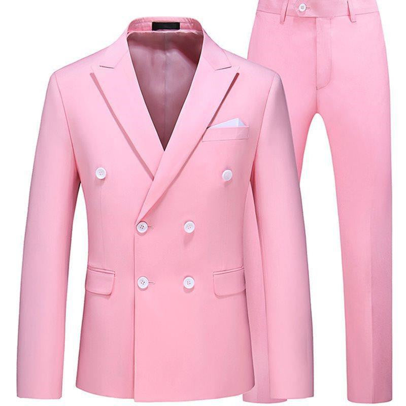 Men's 2-Piece Slim Fit Casual Tuxedo Suit – Blazer & Pants Set