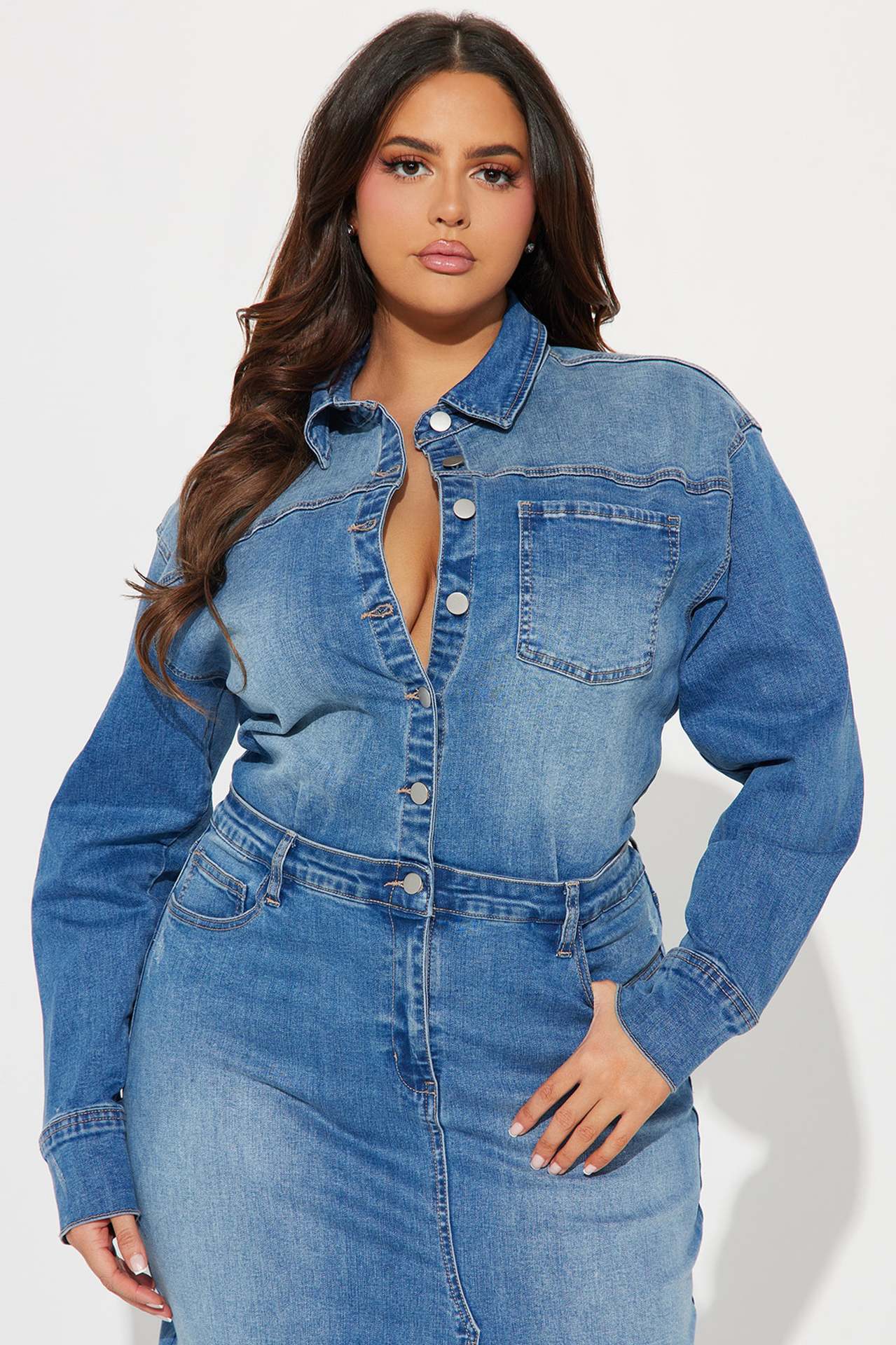High Waist Denim Cowgirl Cloak Dress – Western Fringe Cape Skirt Style