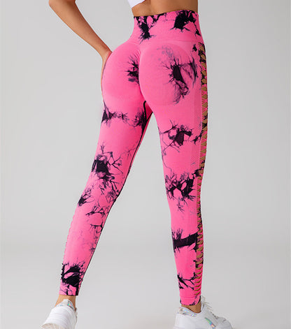 Lash & Lift Cutout Tie-Dye Leggings – Bullish Body Sculpt Series