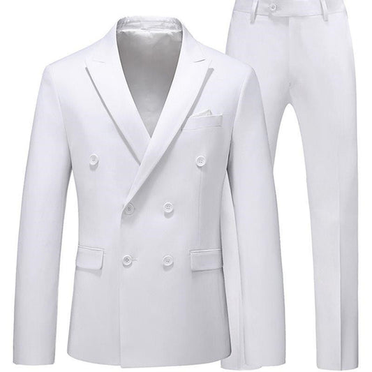 Men's 2-Piece Slim Fit Casual Tuxedo Suit – Blazer & Pants Set