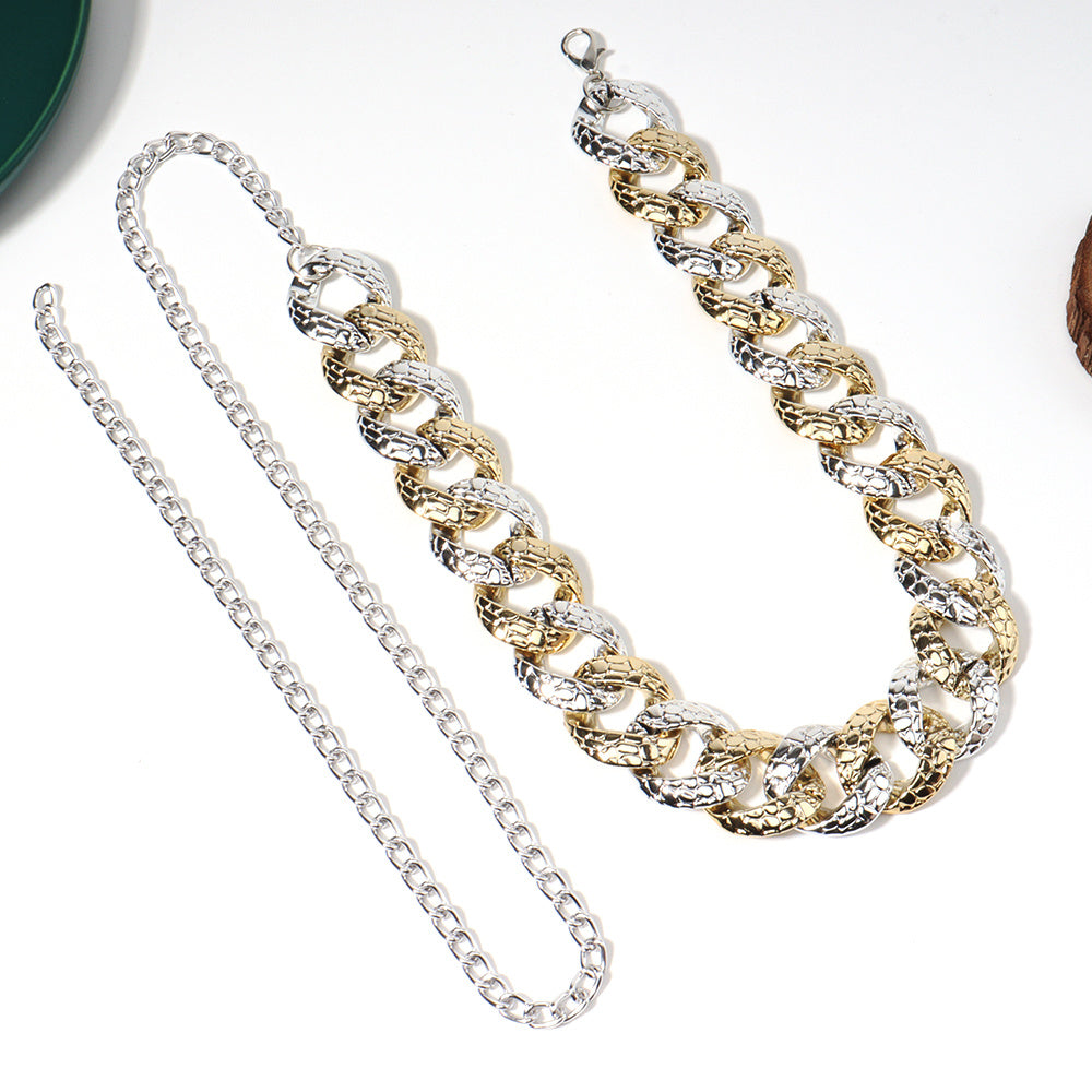 Acrylic Gold-Tone Body Chain – Adjustable Summer Statement Jewelry