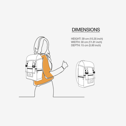 STARBORN Modern Travel Luxe Backpack | Limited Edition Italian Leather Bag by Bullish Boutique