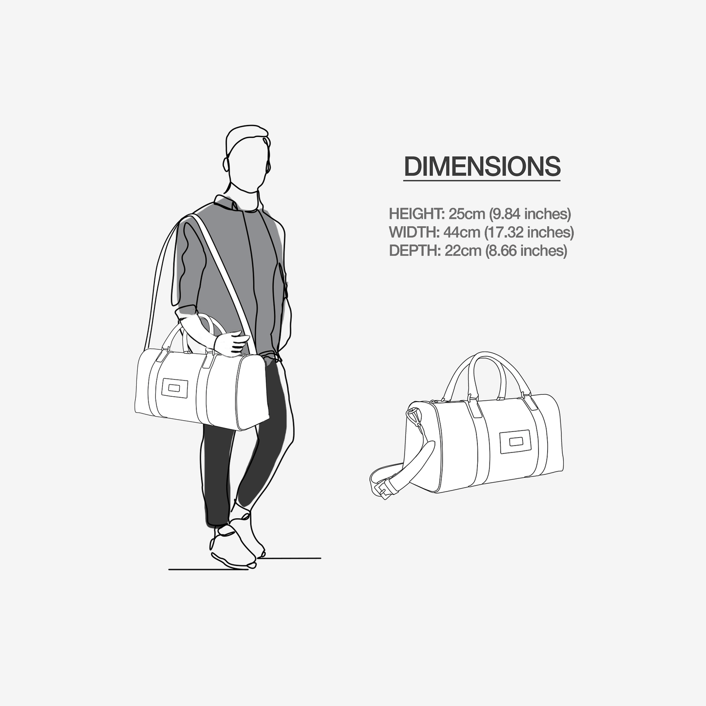 Python Deluxe Travel Bag – Italian Leather Duffel, Limited Edition